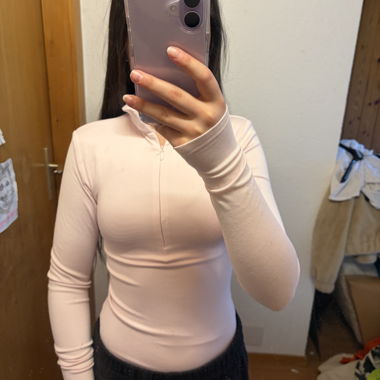 Pink Long-Sleeve Bodysuit