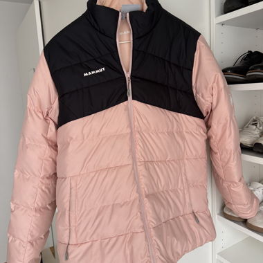 Giacca invernale reversibile Mammut, rosa/nero