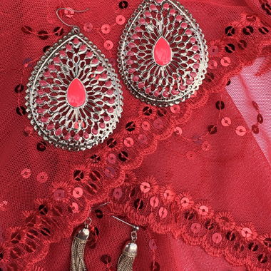 Lot bijoux oriental avec voile 
