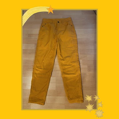 yellow Manchester jeans