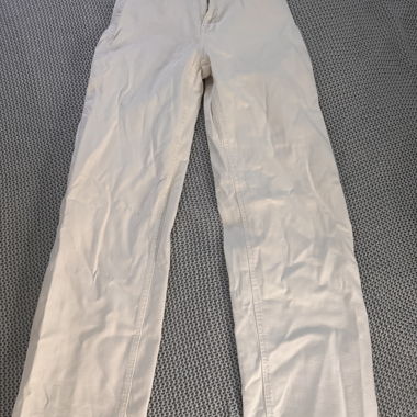 White wide-leg jeans