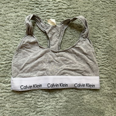 Bustier Calvin Klein grigio