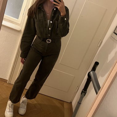 Khaki Jumpsuit 