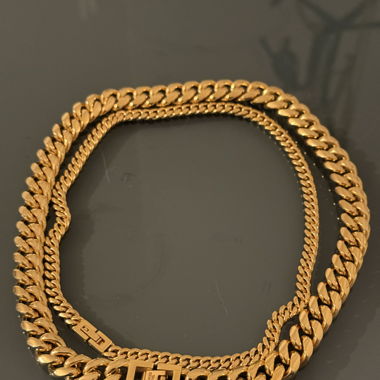 Collier chaîne plaqué or Drippy Amsterdam
