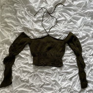 Top corto in maglia BDG