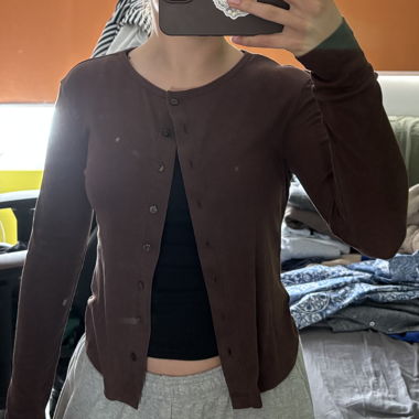 Braune H&M Strickjacke