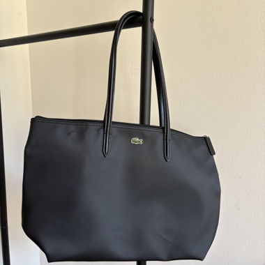 Black Lacoste Tote Bag
