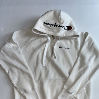 Champion Hoodie Weiss/Beige