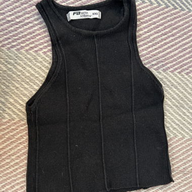 FB Sister Ribbed Tank Top