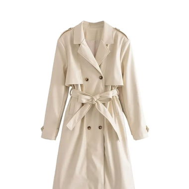 Trenchcoat Mantel Beige Neu