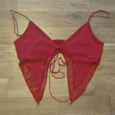 Mini top rouge 