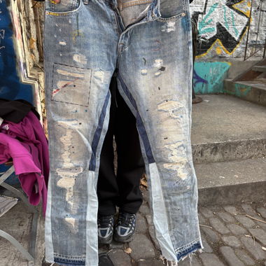 Jeans HESNTLS avec look usé