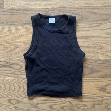 Débardeur noir de Bershka