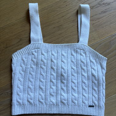Top Hollister blanc
