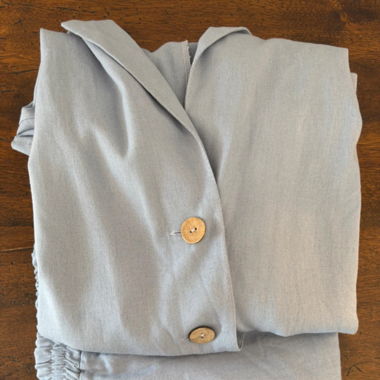 Magnifique ensemble fluide bleu