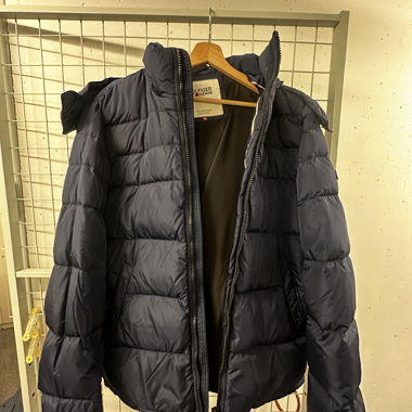 Hilfiger Denim navy puffer jacket XXL