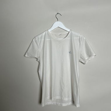 Adidas white mesh T-shirt
