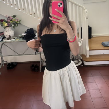 Robe bicolore