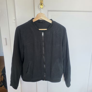 Dark green bomber jacket 