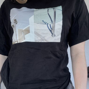 T-shirt Pull&Bear con stampa fotografica
