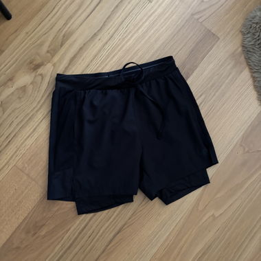 2 Pairs of Sporty Short Pants Black/Grey