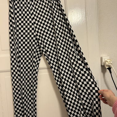 Checked Pants Loose