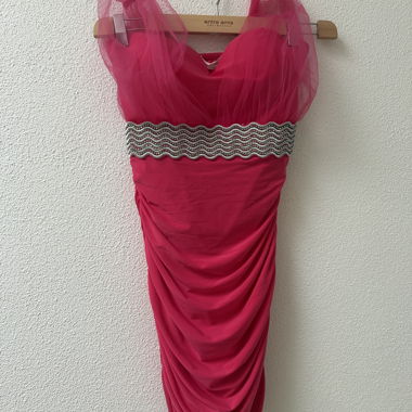 Fuchsia Princess-Linie Festkleid