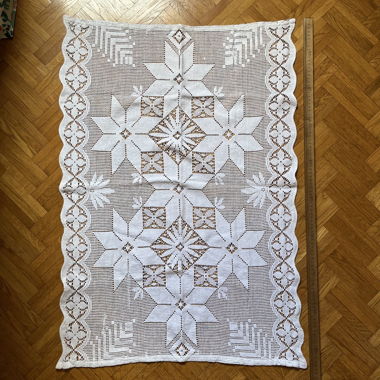 White Lace Tablecloth