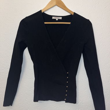 Cardigan Morgan côtelé noir