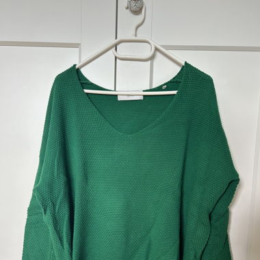 Grüner Strickpulli Collectif Mon Amour