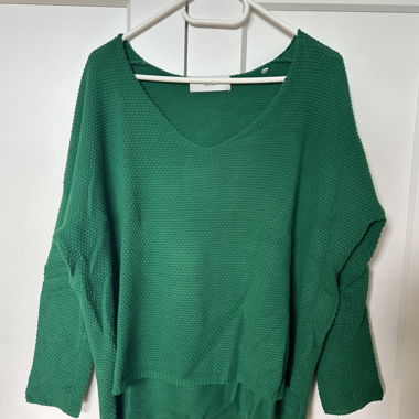 Grüner Strickpulli Collectif Mon Amour