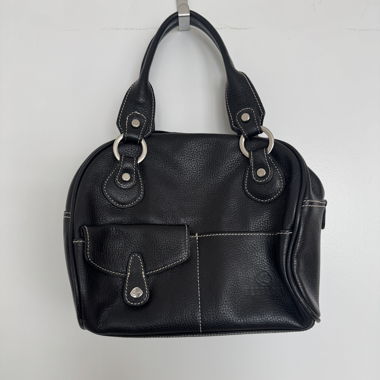 Kesslord black leather handbag