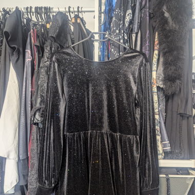 Velvet Sparkly H&M Dress