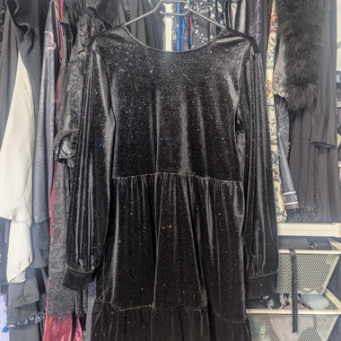 Velvet Sparkly H&M Dress