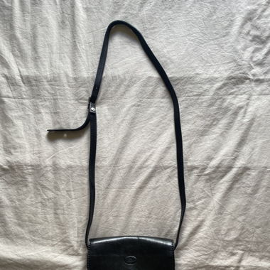 Sac en cuir noir 