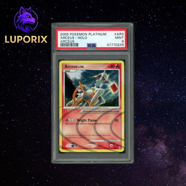 Pokemon PSA 9 Arceus AR3 Holo Platinum