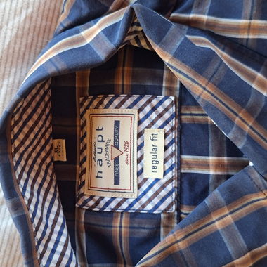 Haupt men's checked shirt XL Regular Fit