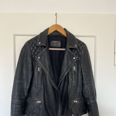 AllSaints Biker Lederjacke 