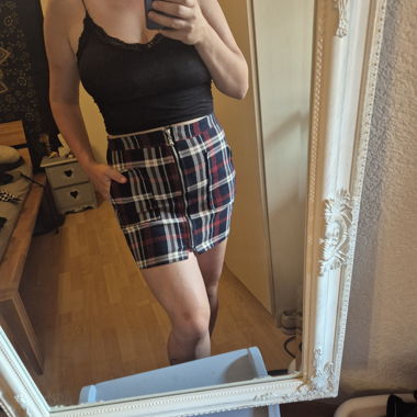 Short Plaid Skirt