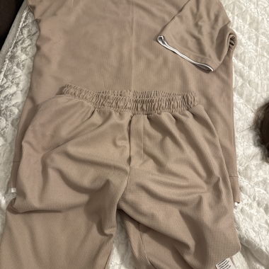 Beiges Zweiteiliges Set Grösse XL