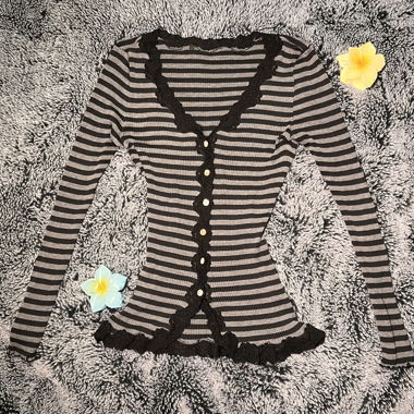 Y2K Striped top