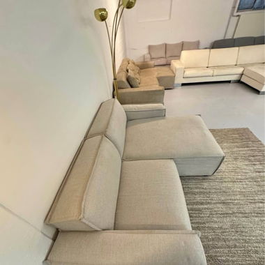 Beige L-Sofa Von Pfister 