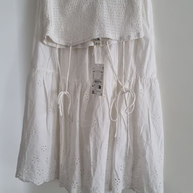 Robe bandeau blanche de C&A