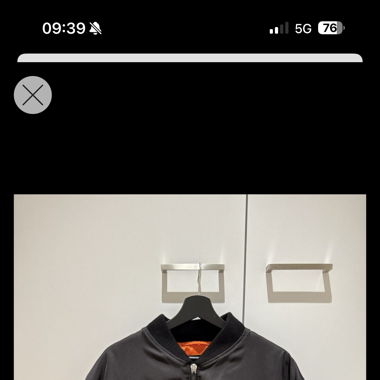Prada Re-Nylon Bomber Jacke, Schwarz, Grösse S