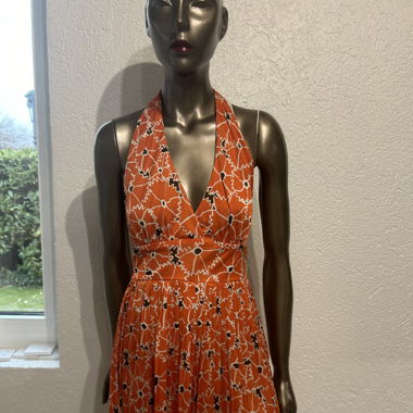Robe d’été orange 