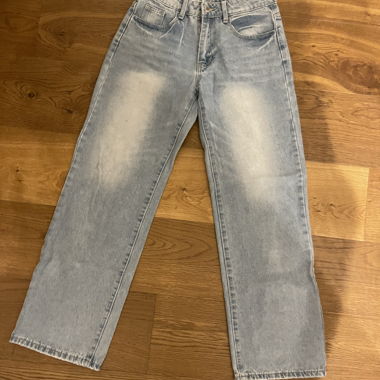 Jeans vita bassa azzurro chiaro