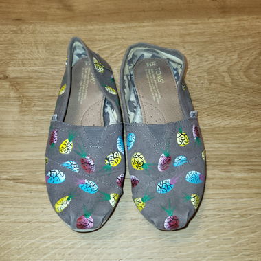 Toms Schuhe 38 Ananas bunt canvas