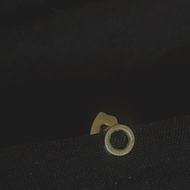 Orecchino dorato in acciaio inox