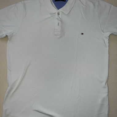 White Tommy Hilfiger Polo Shirt