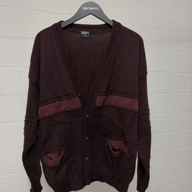Cardigan in maglia con contenuto di lana Gr. L